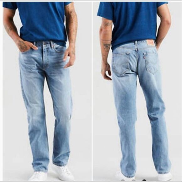 Levi’s 505 Regular Fit Distressed Jeans 36 X 30 (price is for 1 pair) - Picture 1 of 7